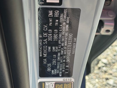 2026 Kia K4 EX