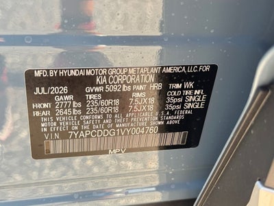 2027 Kia Sportage Hybrid EX