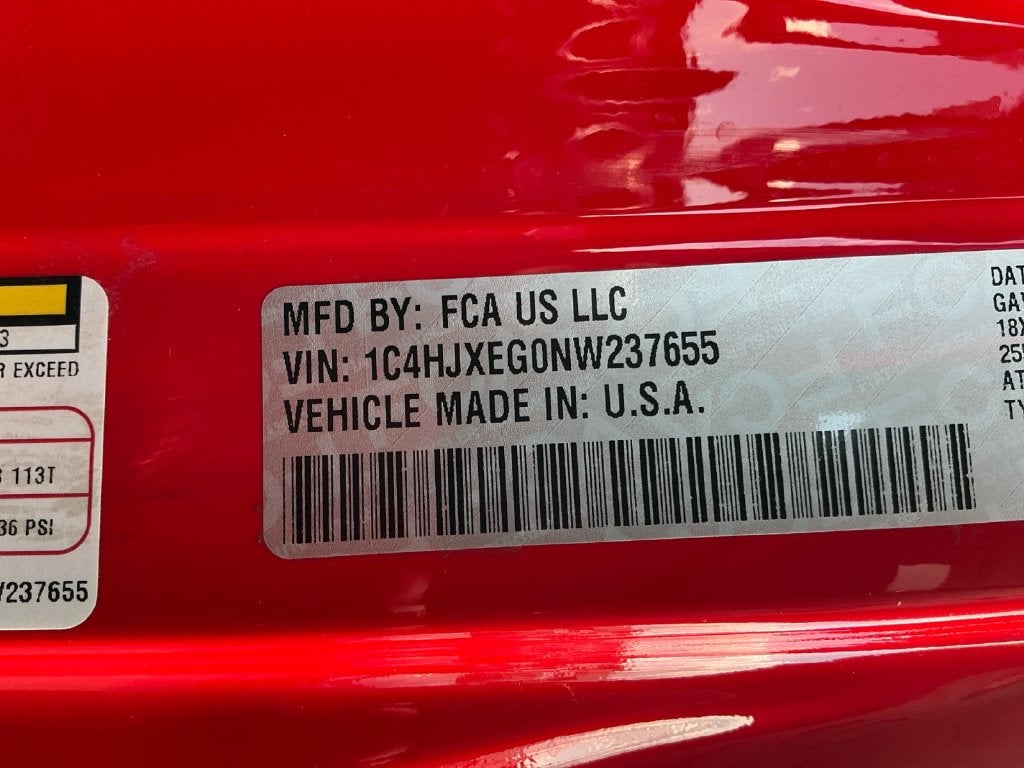 2022 Jeep Wrangler Unlimited Sahara 4X4