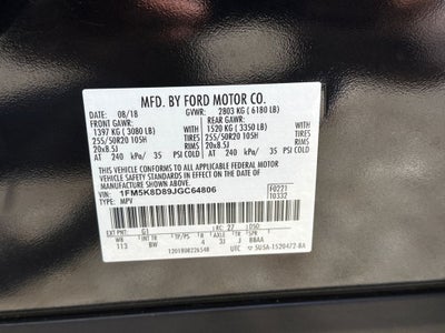 2018 Ford Explorer XLT