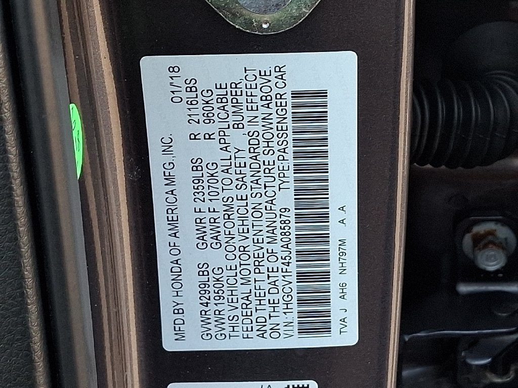 2018 Honda Accord EX