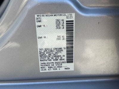 2023 Nissan Altima 2.5 SL