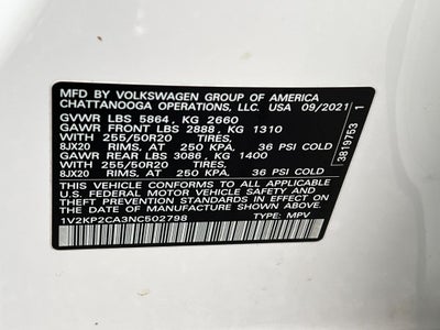 2022 Volkswagen Atlas 2.0T SE w/Technology