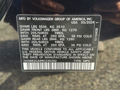 2024 Volkswagen Atlas Cross Sport 2.0T SE w/Technology