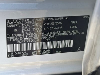2025 Toyota RAV4 XLE