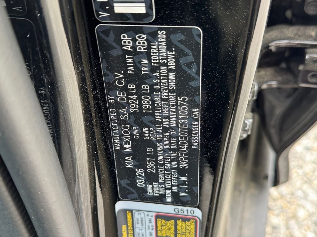 2026 Kia K4 EX
