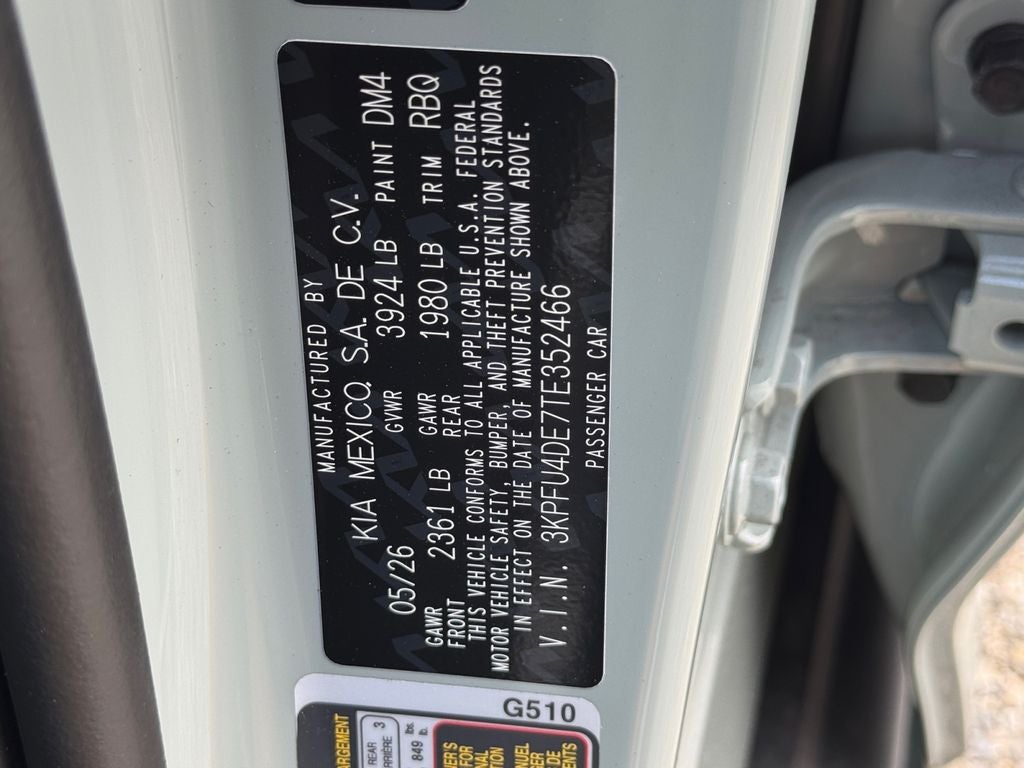 2026 Kia K4 EX