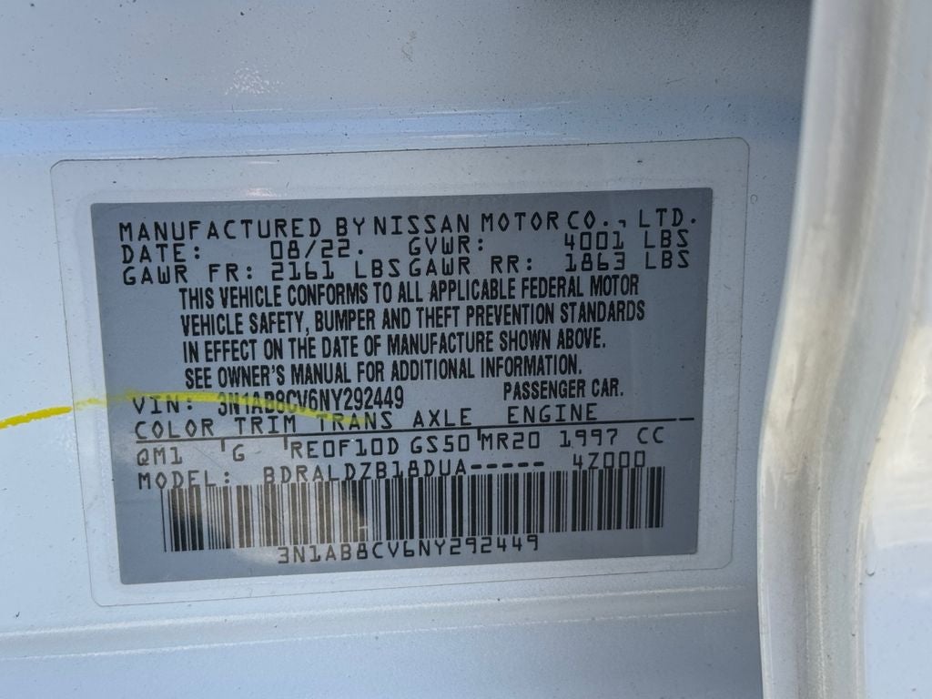 2022 Nissan Sentra SV