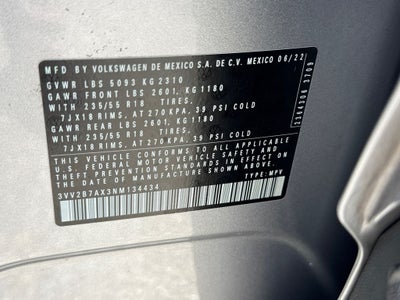2022 Volkswagen Tiguan 2.0T SE