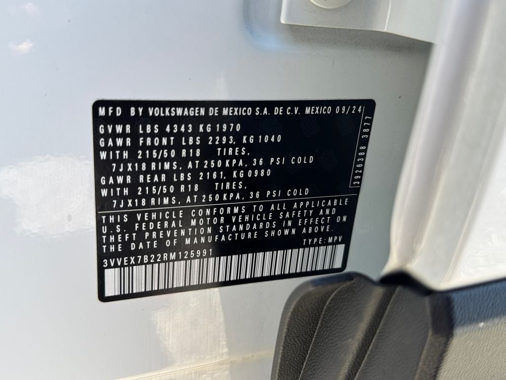 2024 Volkswagen Taos 1.5T SE