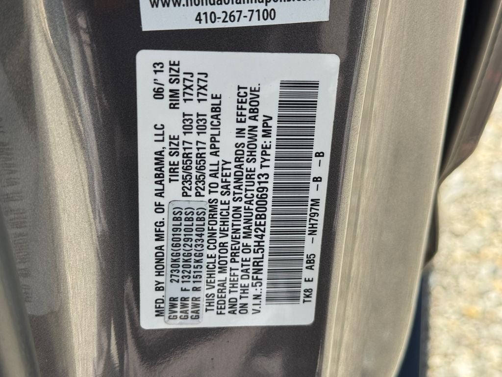 2014 Honda Odyssey EX