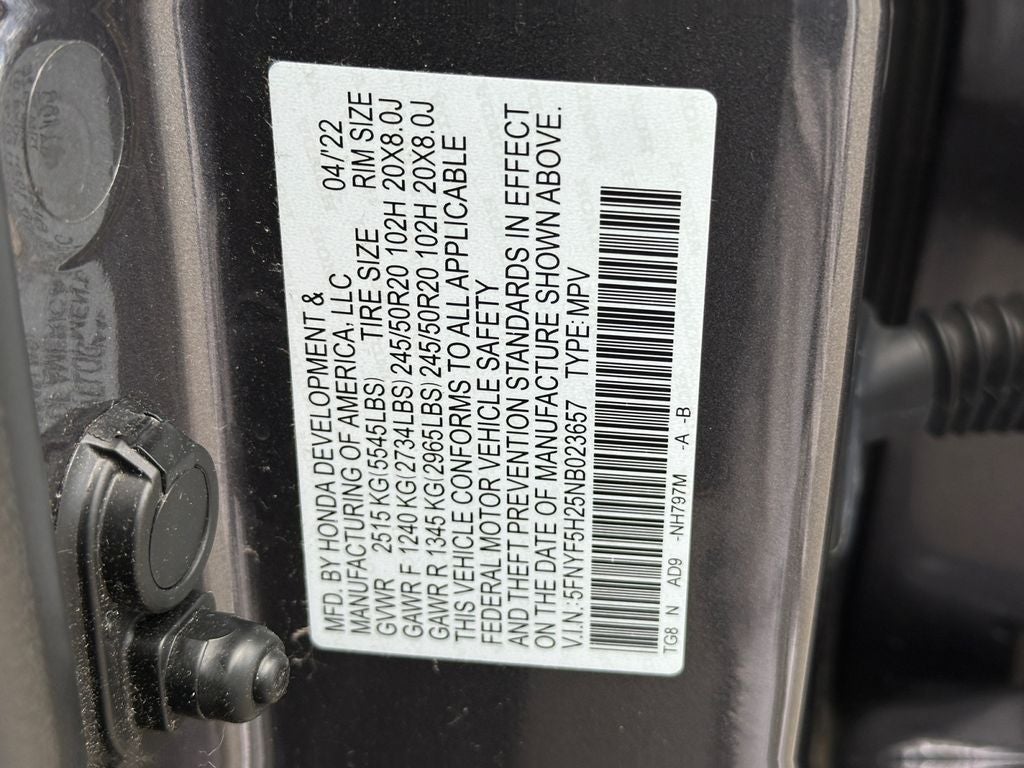 2022 Honda Pilot Special Edition