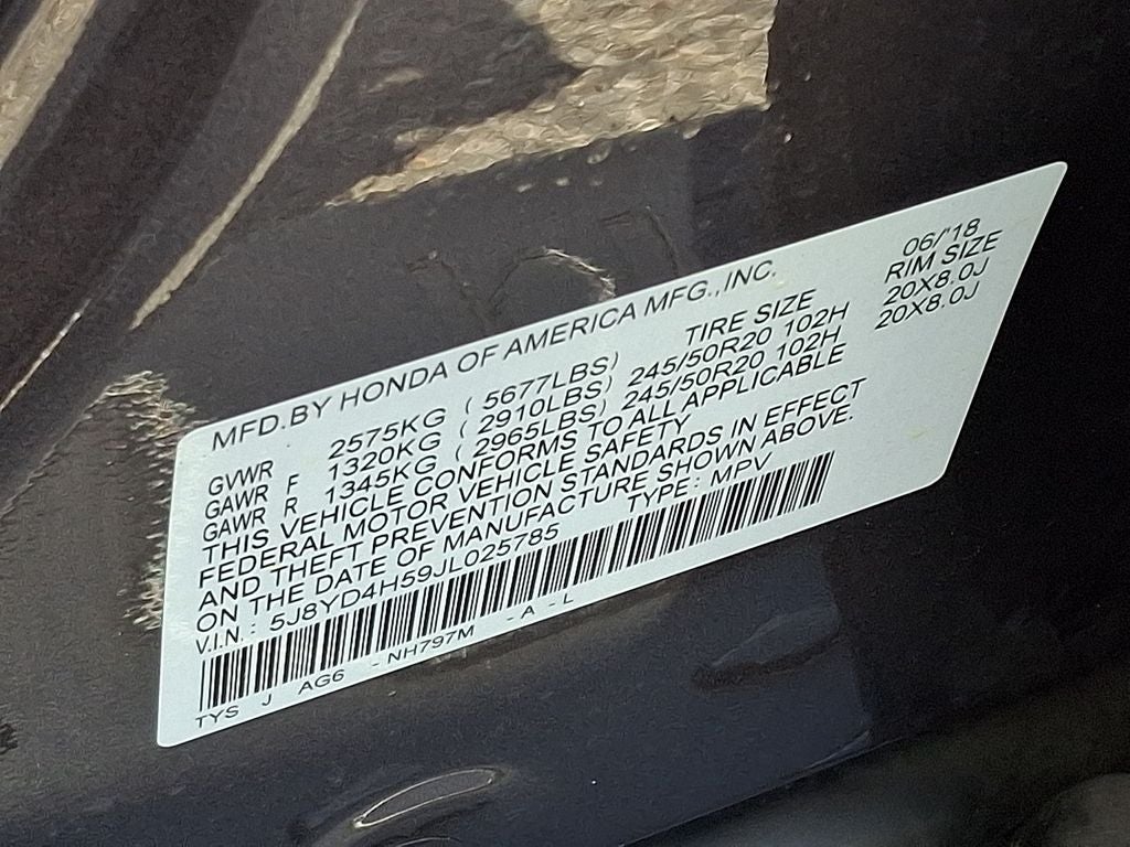 2018 Acura MDX 3.5L SH-AWD w/Technology Package