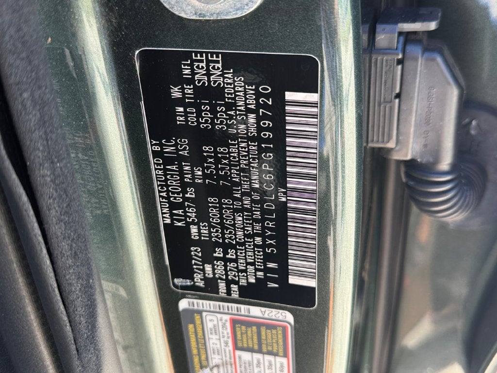 2023 Kia Sorento X-Line S Panoramic Sunroof