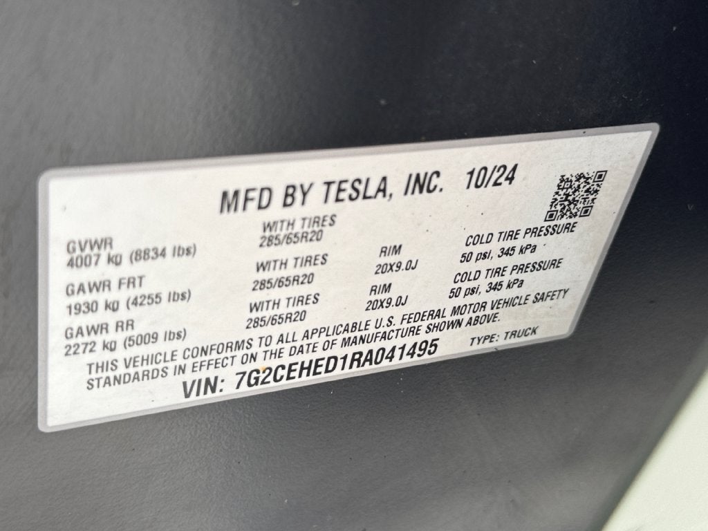 2024 Tesla Cybertruck Dual Motor