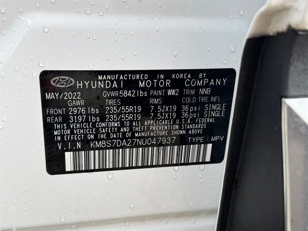 2022 Hyundai Santa Fe Plug-In Hybrid Limited