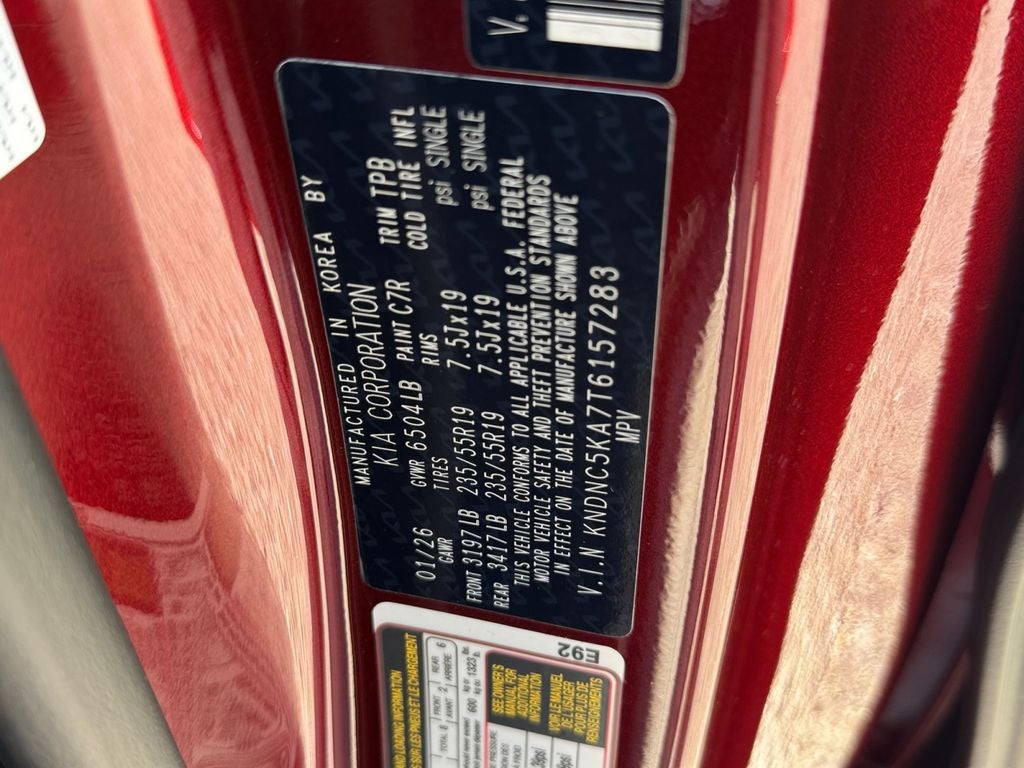 2026 Kia Carnival Hybrid EX