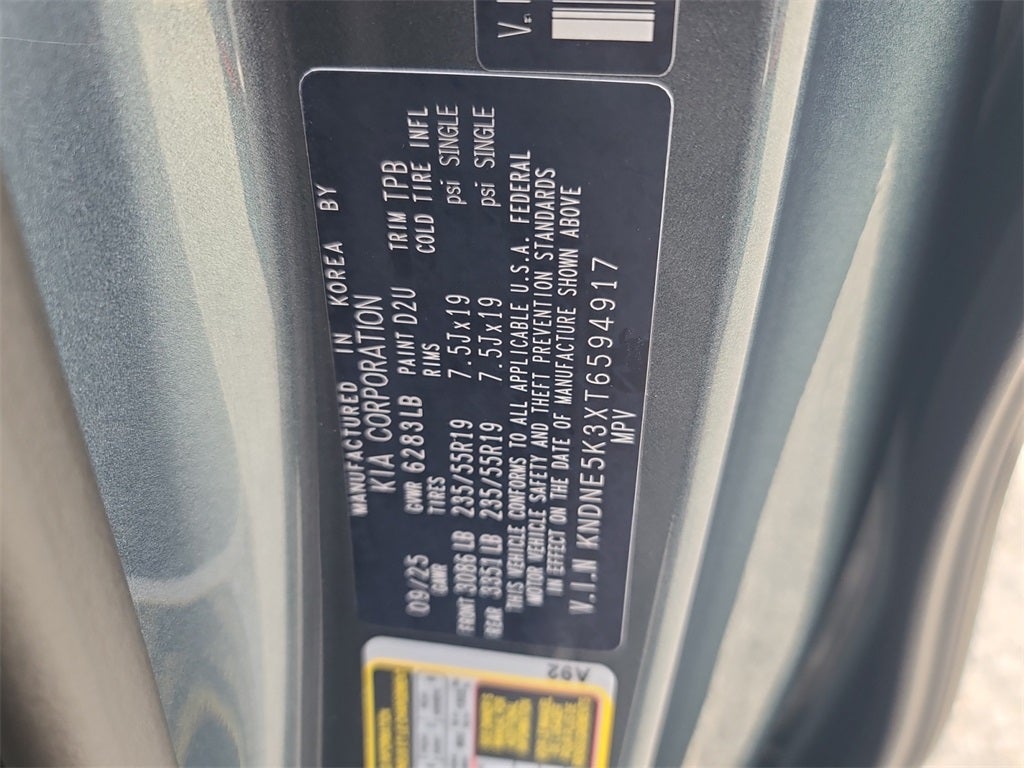 2026 Kia Carnival SX