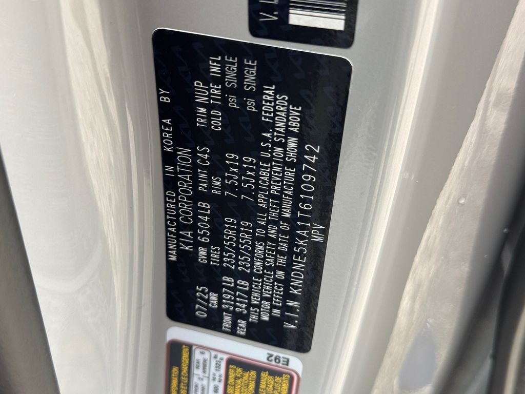 2026 Kia Carnival Hybrid SX