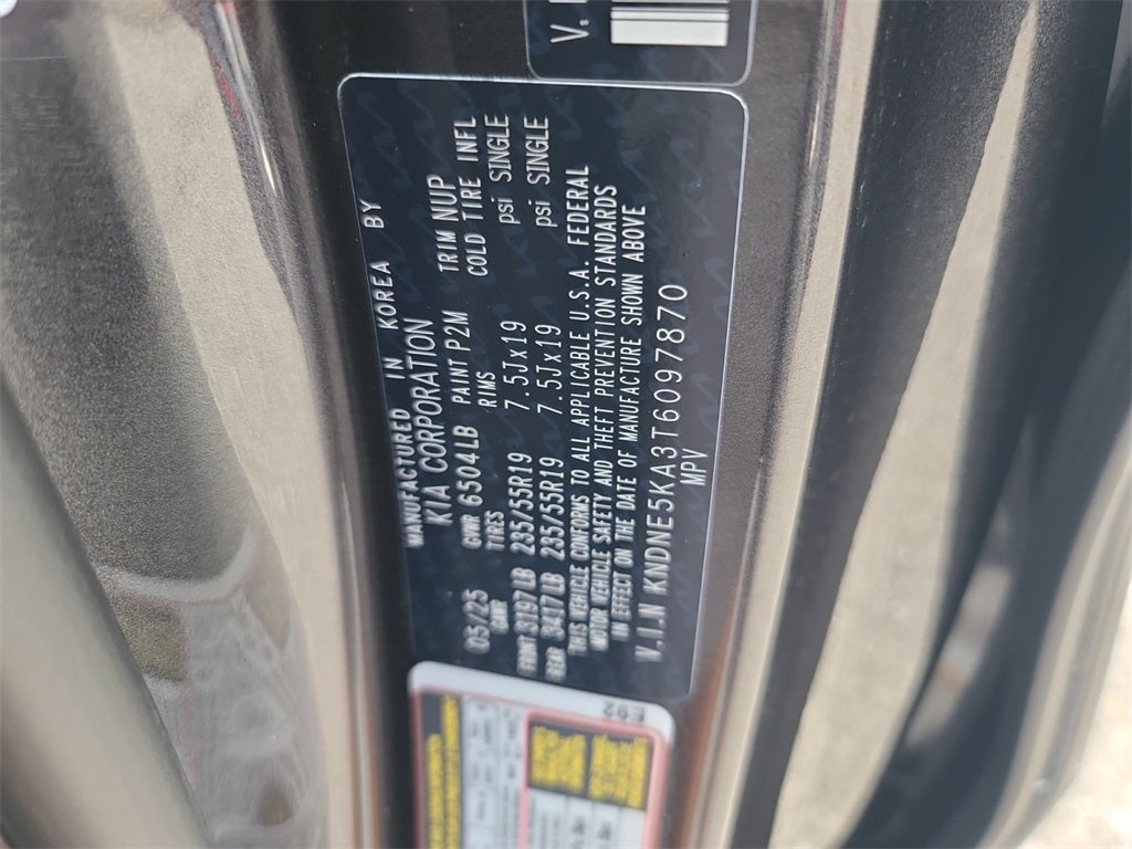 2026 Kia Carnival Hybrid SX