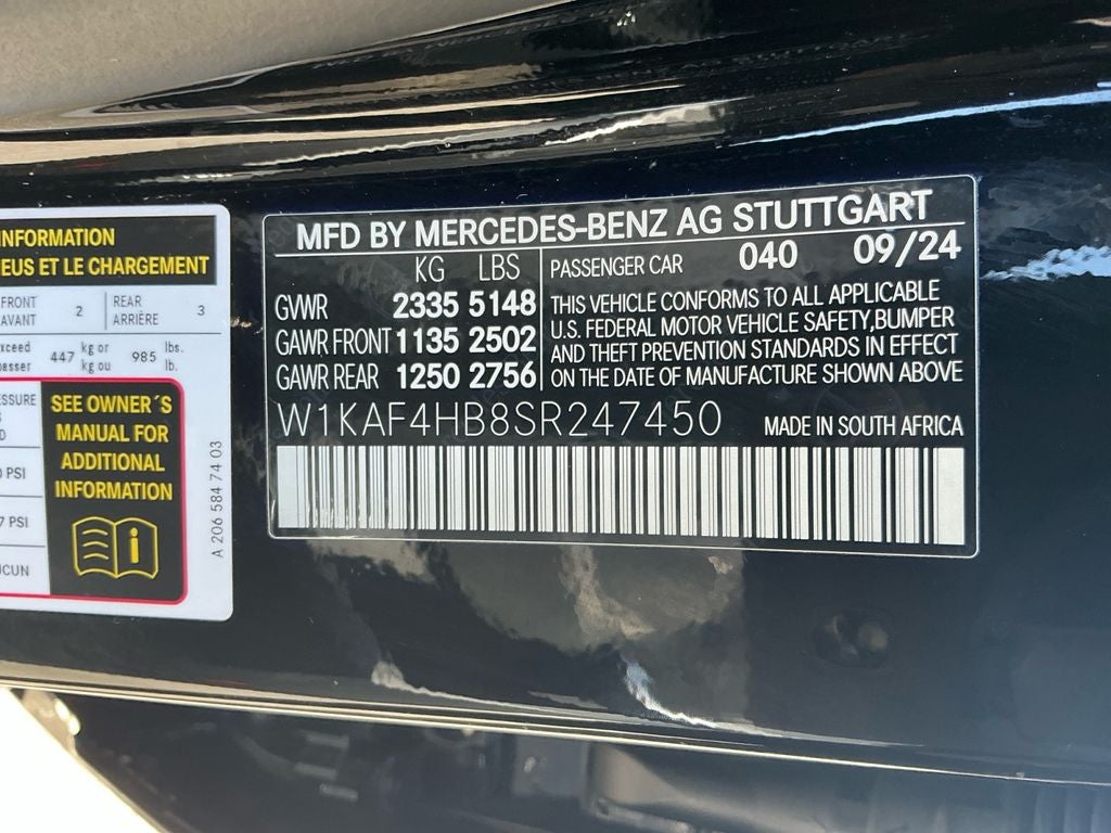 2025 Mercedes-Benz C-Class C 300 4MATIC®