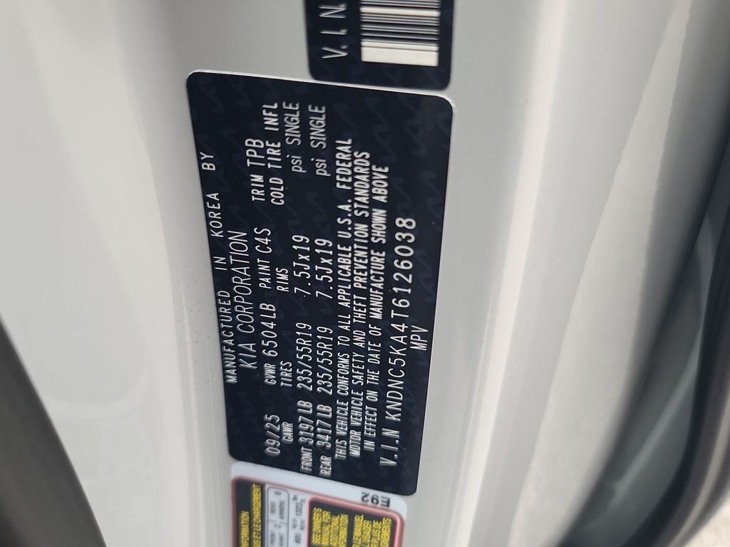 2026 Kia Carnival Hybrid EX