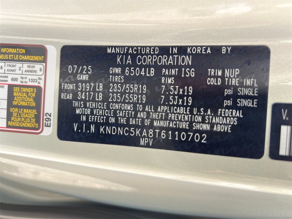 2026 Kia Carnival Hybrid EX