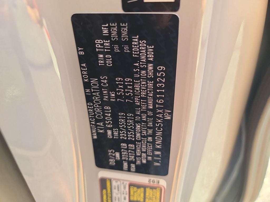 2026 Kia Carnival Hybrid EX