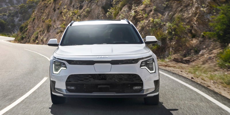 Showing Front Exterior of 2023 Kia Niro EV Temple Hills, MD