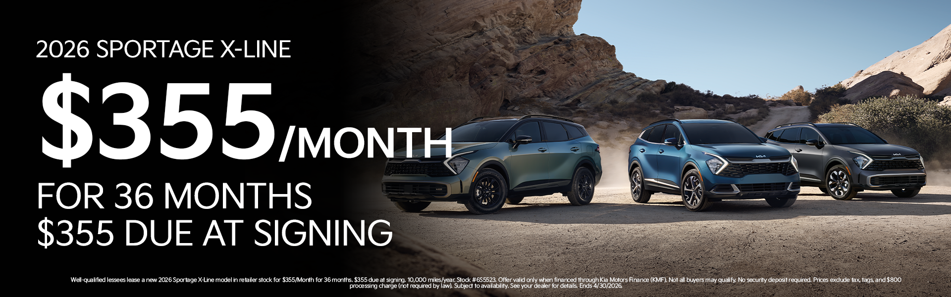 New 2026 Sportage X-Line